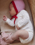 BONNET dolly red-cotton candy