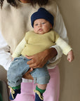 Booties blue- grass