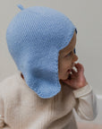 Earflap hat Irma light blue