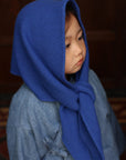 triangle scarf Josephina cobalt blue