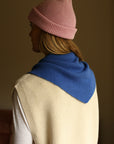 triangle scarf Josephina cobalt blue