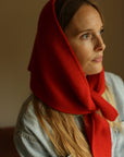 triangle scarf Josephina red