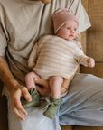 vest harvey baby -cream & apricot