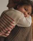 vest harvey (kids) cream/red