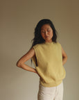 Vest Helle adult light yellow