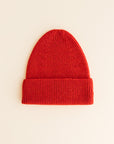 BEANIE FONZIE red