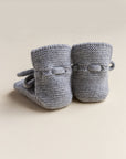 Booties grey melange