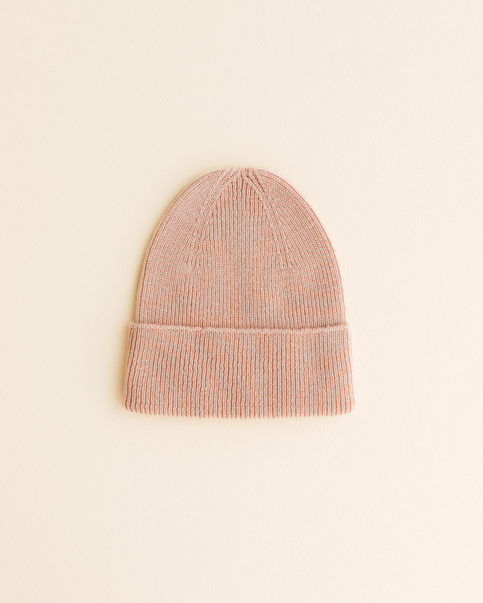 BEANIE newborn rose – Hvid