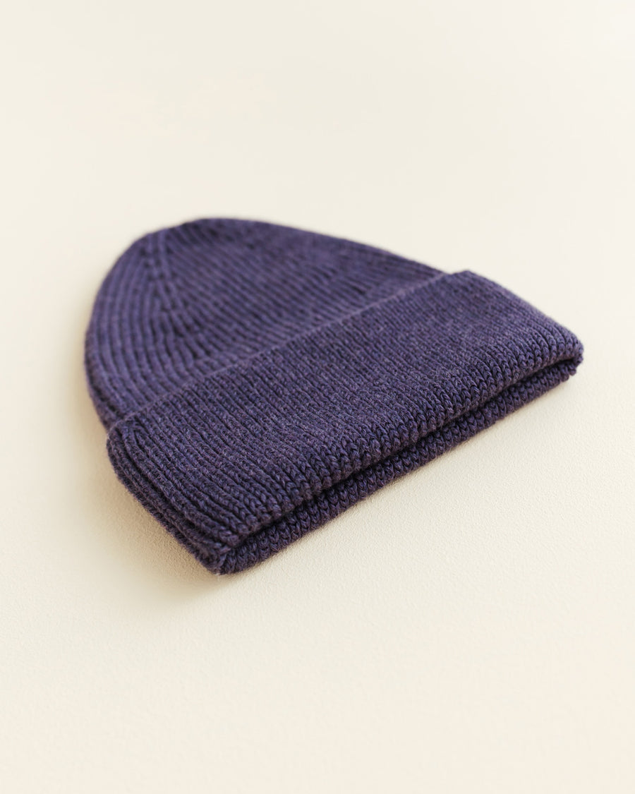 adult BEANIE purple