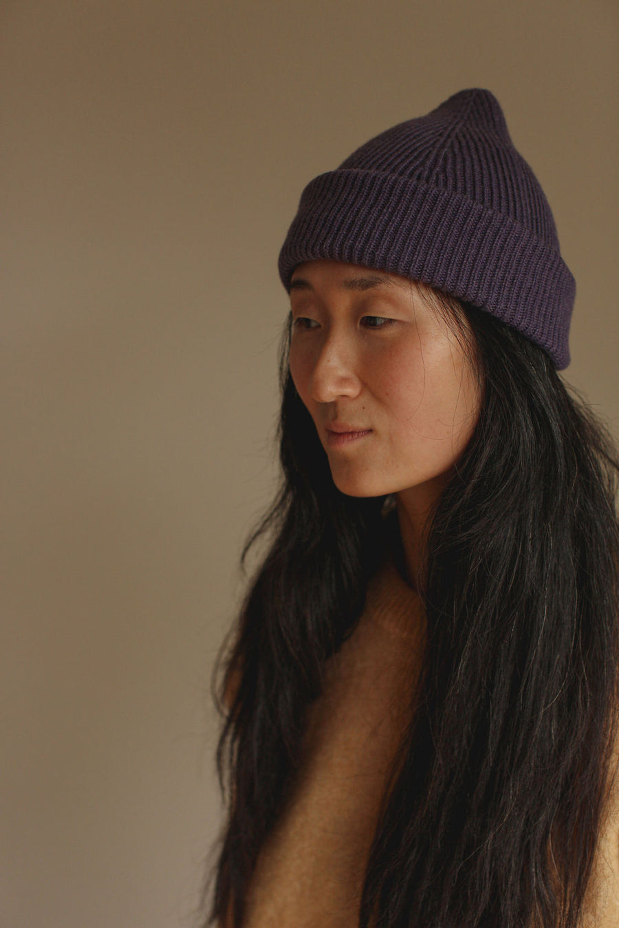 Adult beanie purple