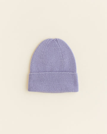 BEANIE newborn lilac-back soon