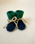 Booties blue- grass