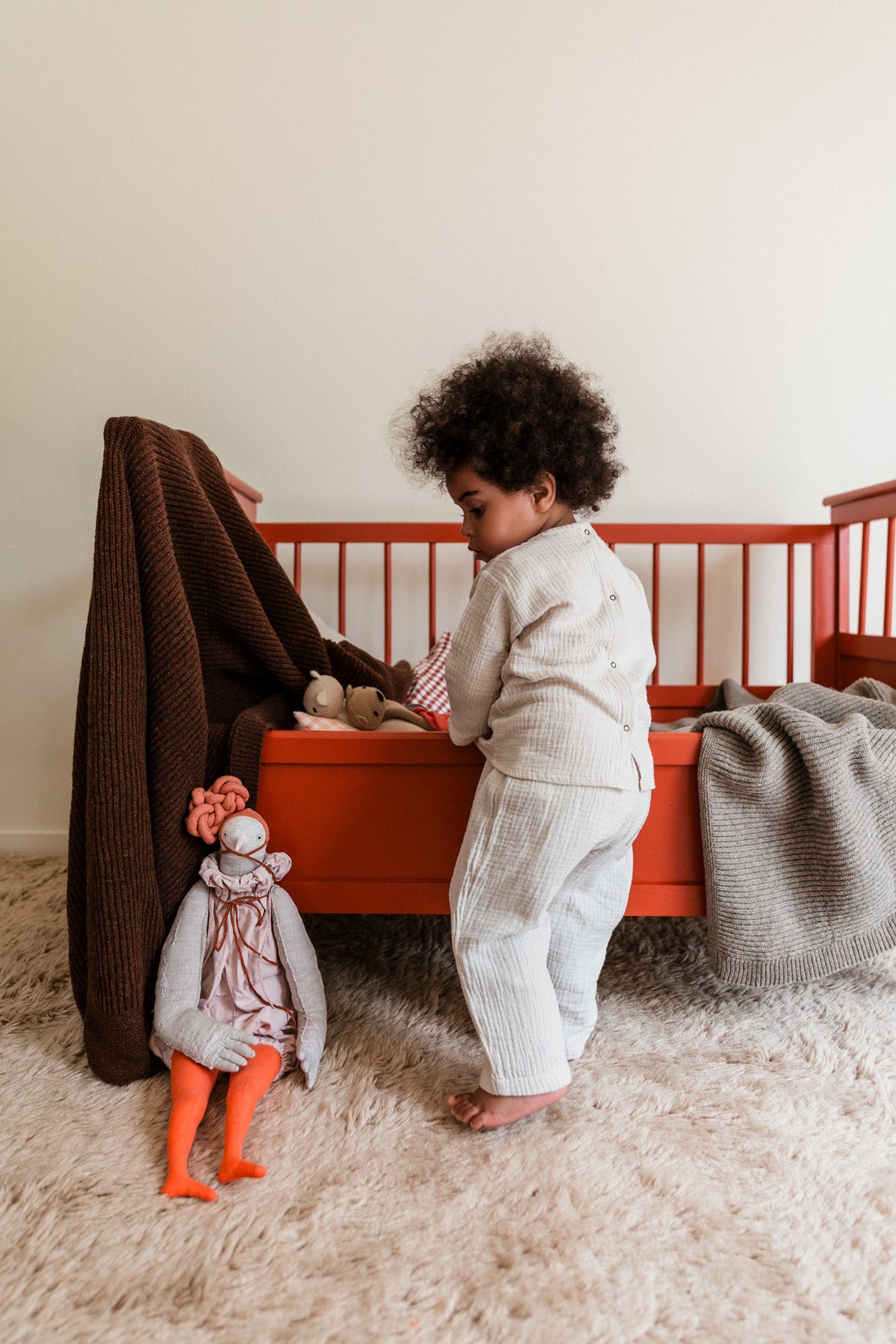 blanket Gaston dark brown