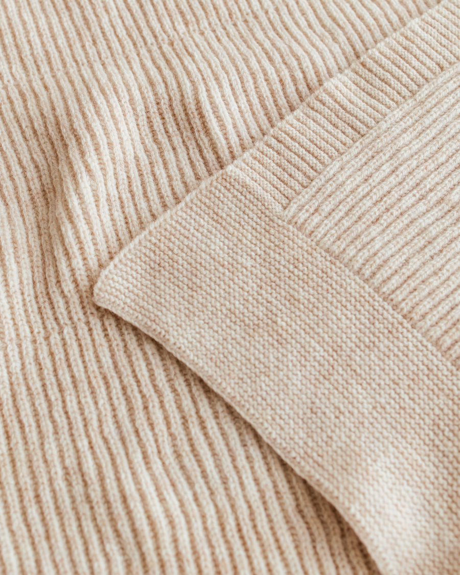 blanket Gaston soft beige / coming soon (100 X 140 CM)