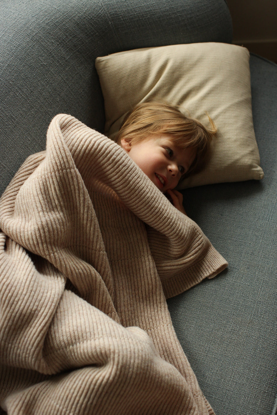 blanket Gaston soft beige / coming soon (100 X 140 CM)