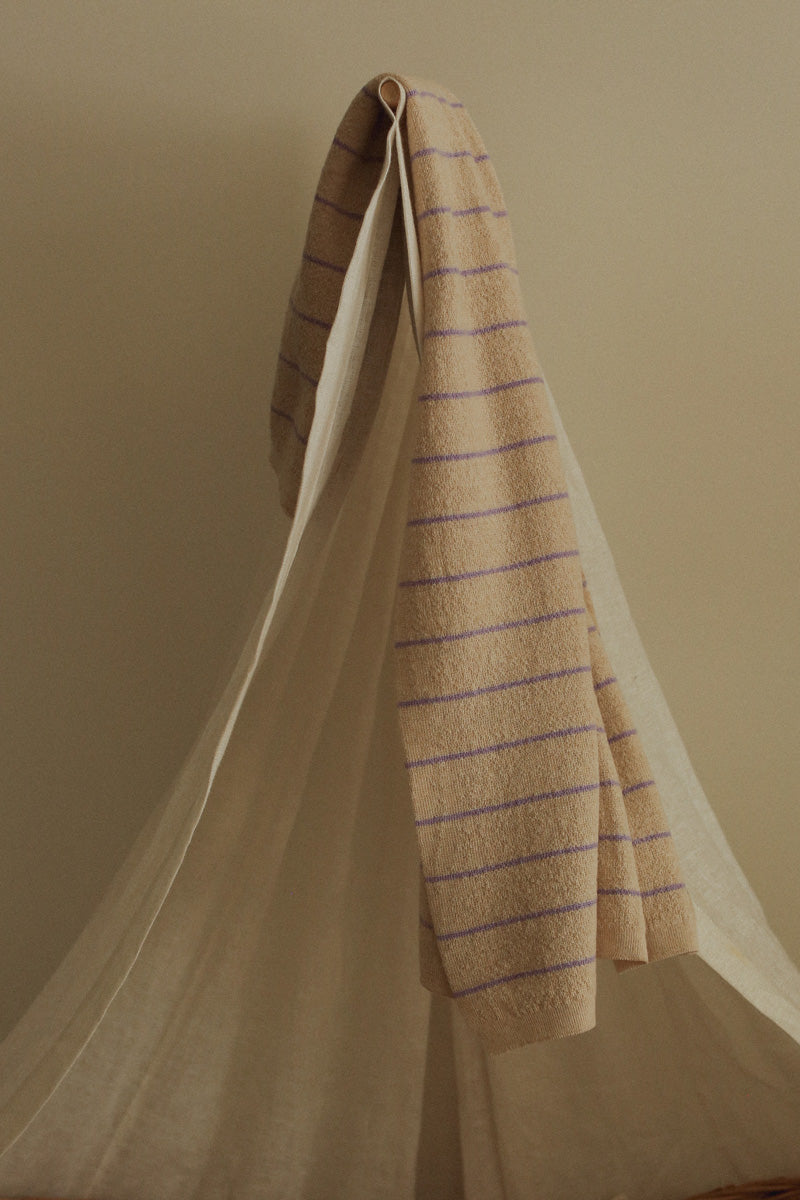 blanket Harry cream &amp; lilac