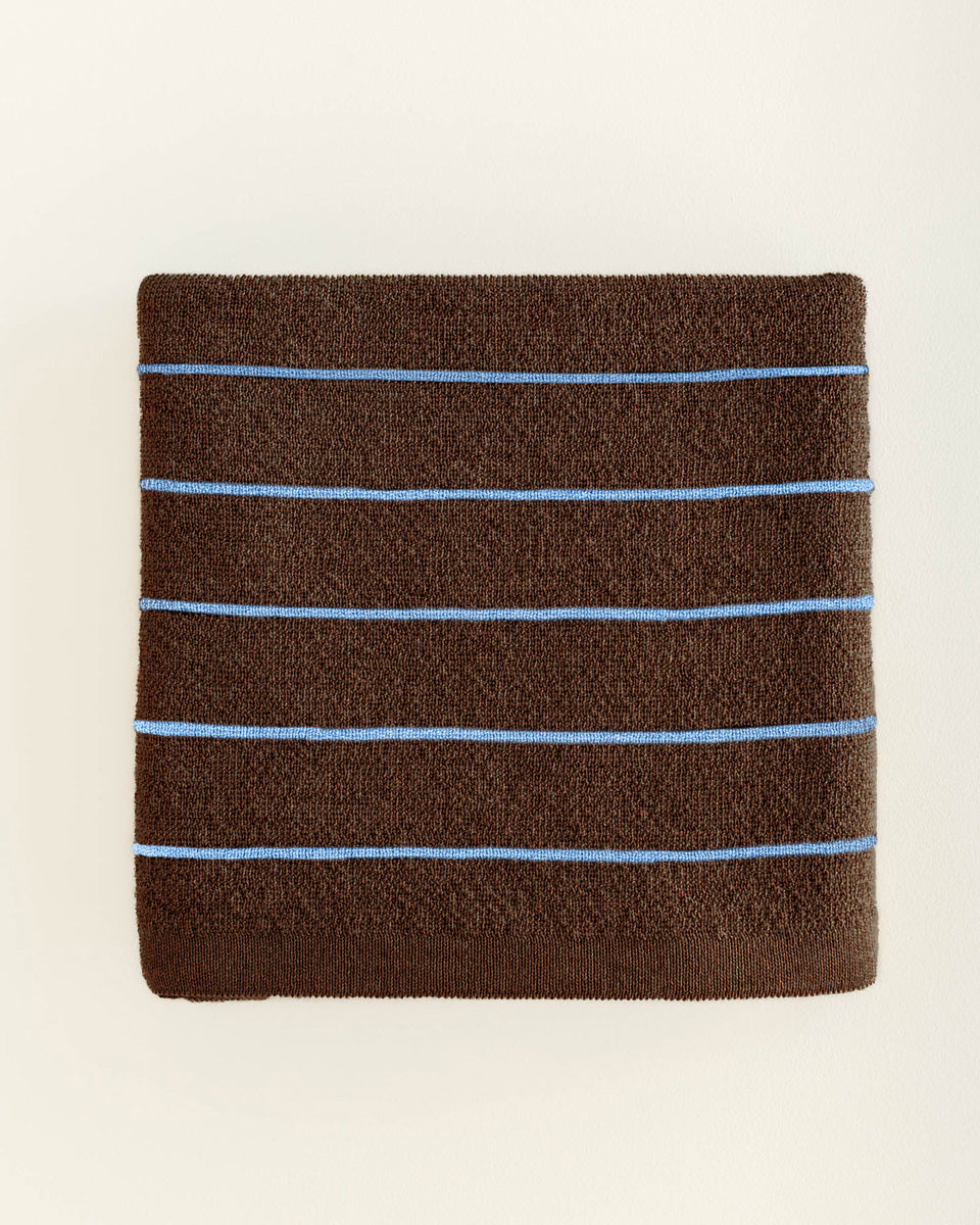 blanket Harry dark brown &amp; light blue