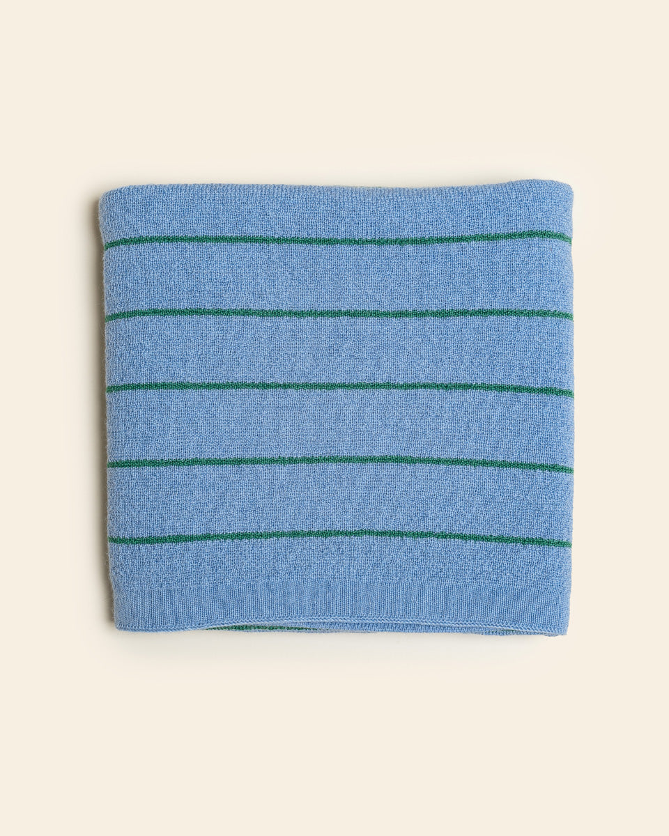 blanket Harry light blue &amp; grass