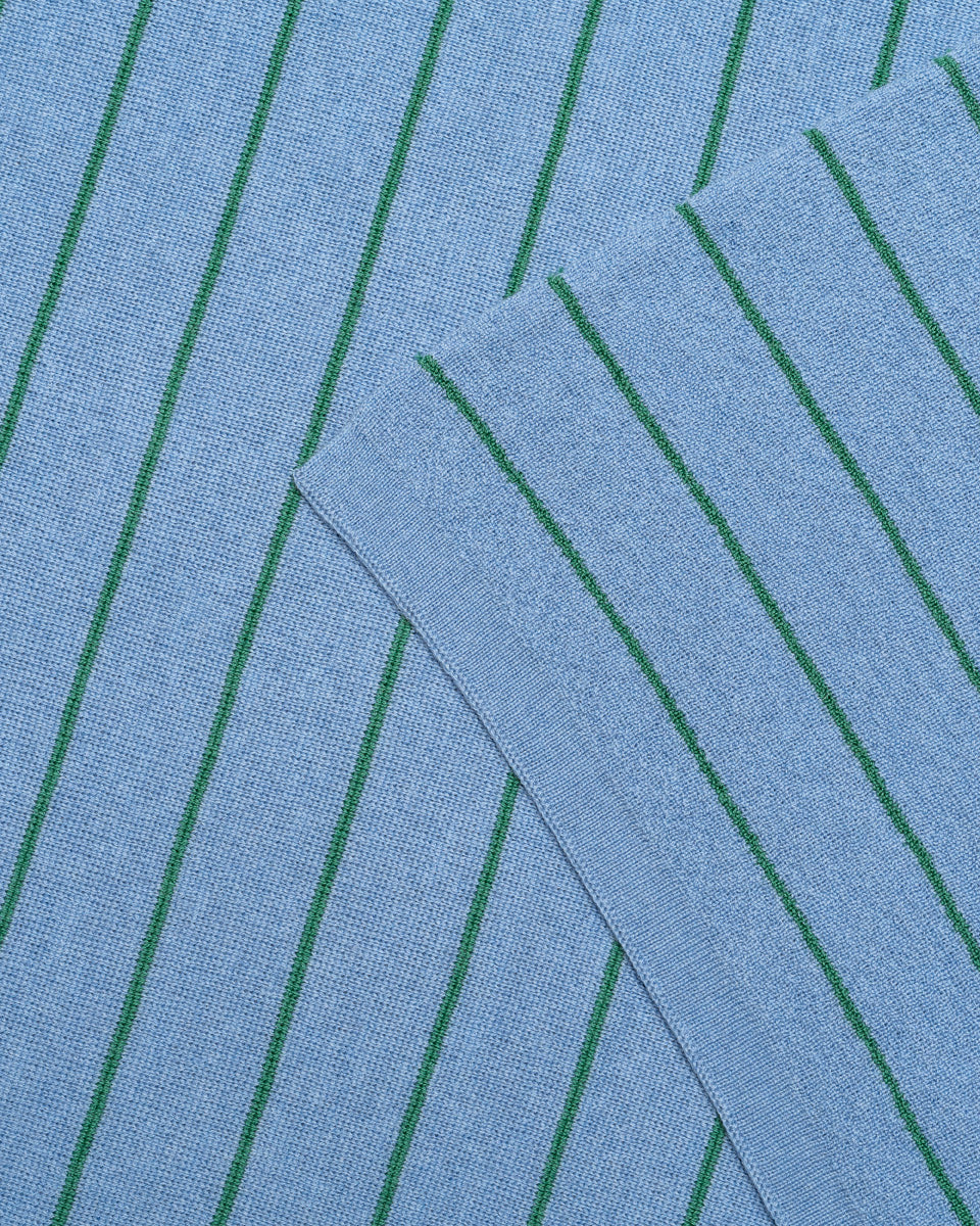 blanket Harry light blue &amp; grass