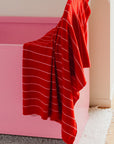blanket Harry red & cotton candy