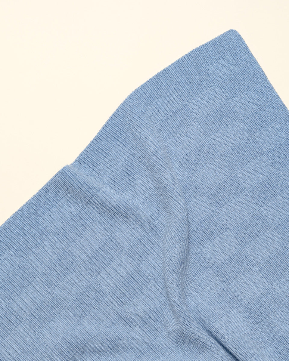 BLANKET IVY light blue