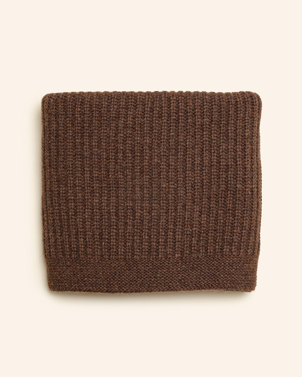 blanket Kiki dark brown