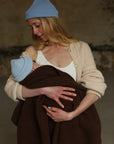 blanket Kiki dark brown