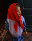 triangle scarf Josephina red