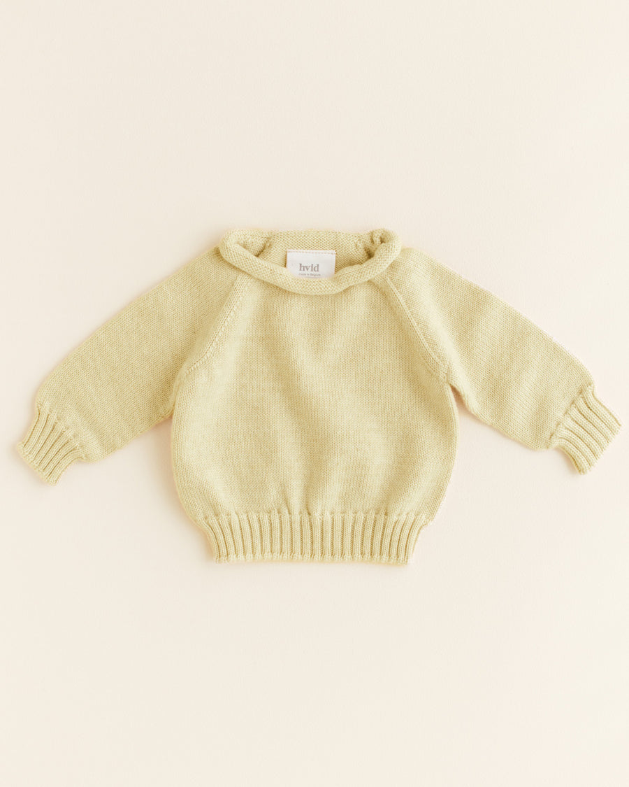 sweater georgette light yellow