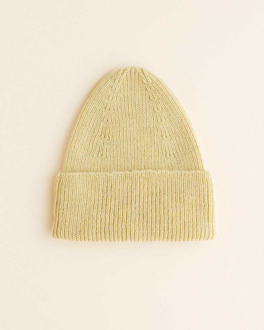 Adult beanie light yellow