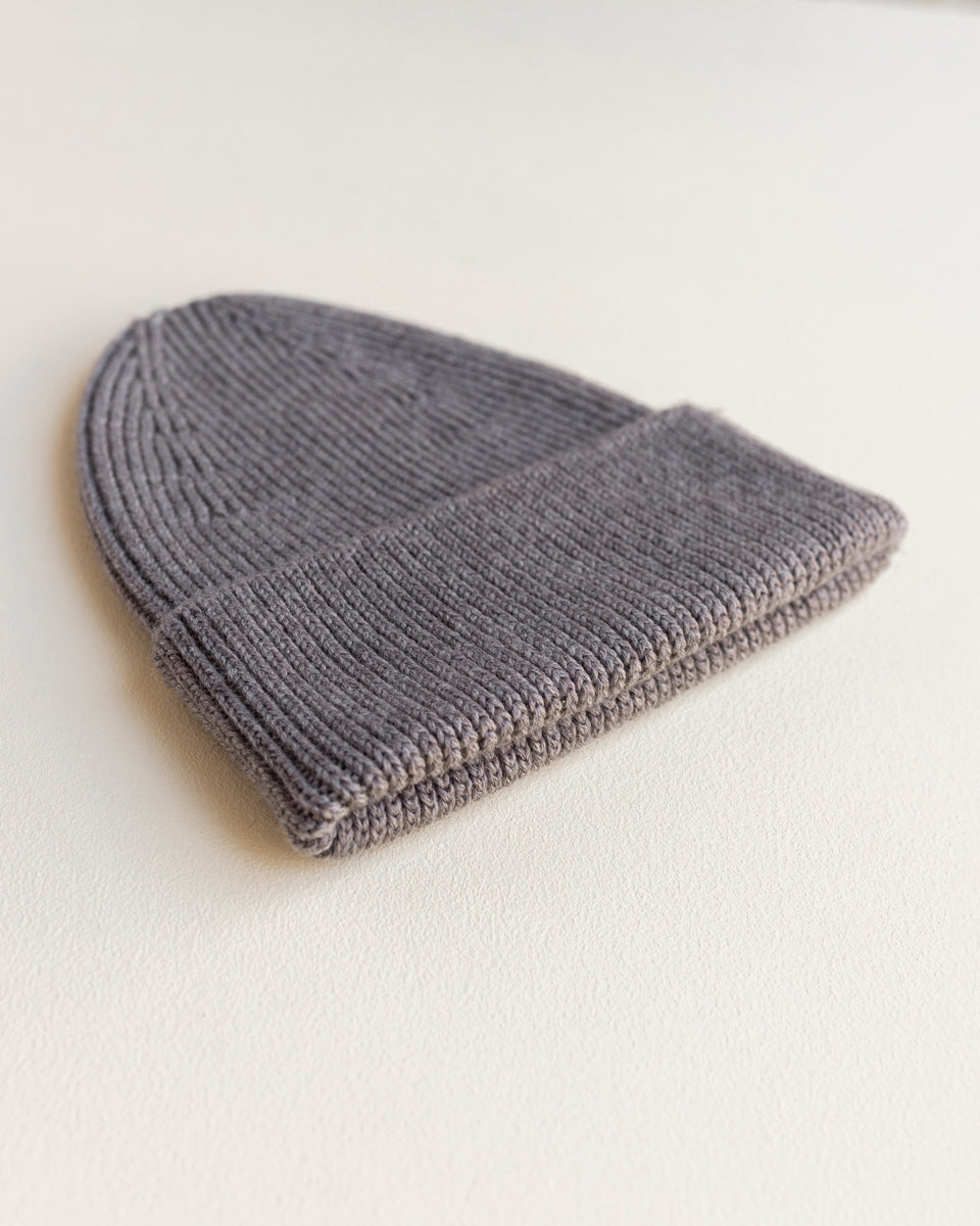 帽子 THEREDTHREAD S fuzzy knit beanie gray THEREDTHREAD / ザレッドスレッド】S fuzzy knit beanie