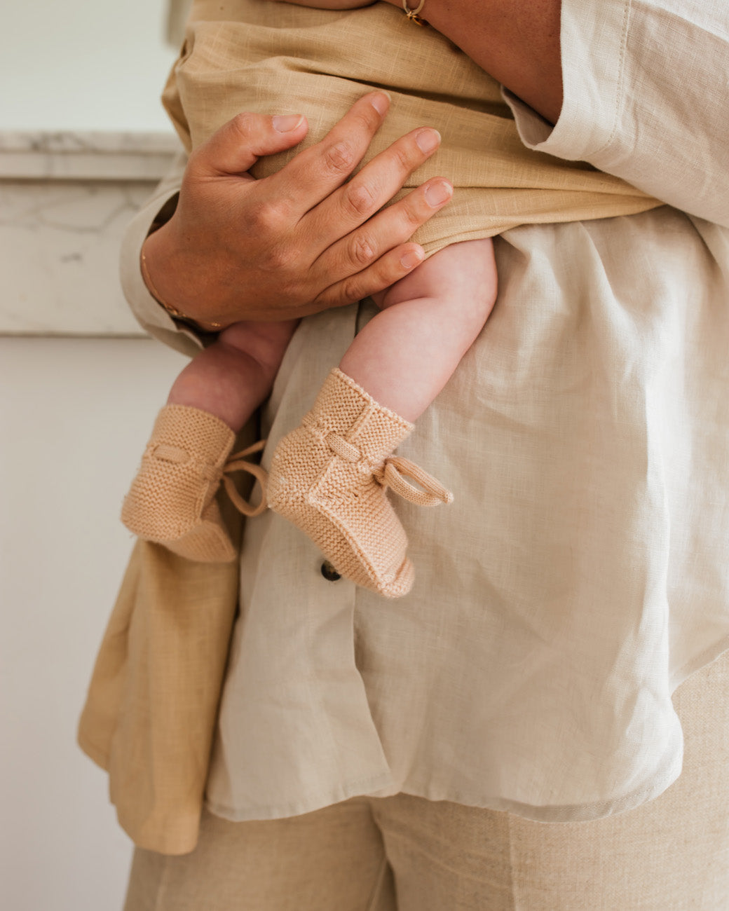 Booties apricot