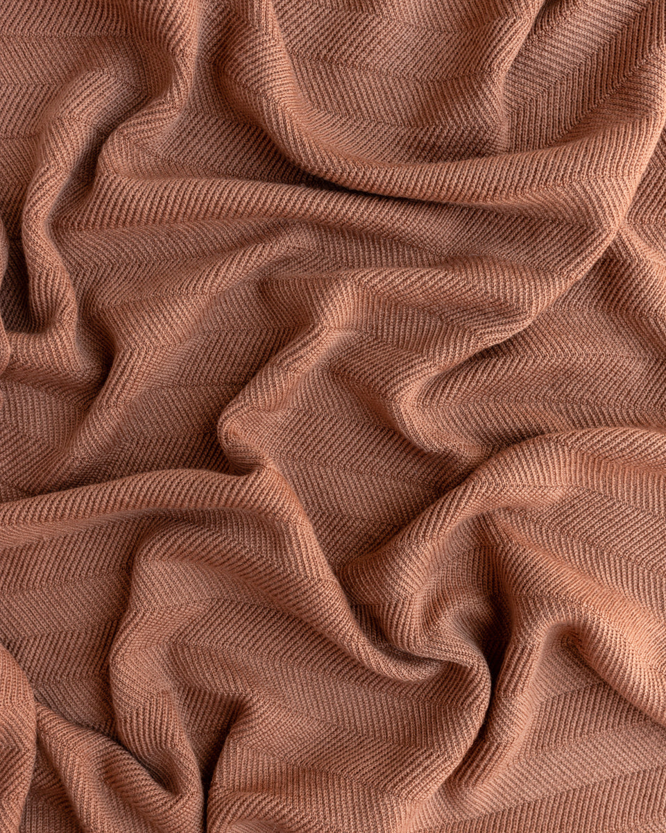 blanket Freddie terracotta
