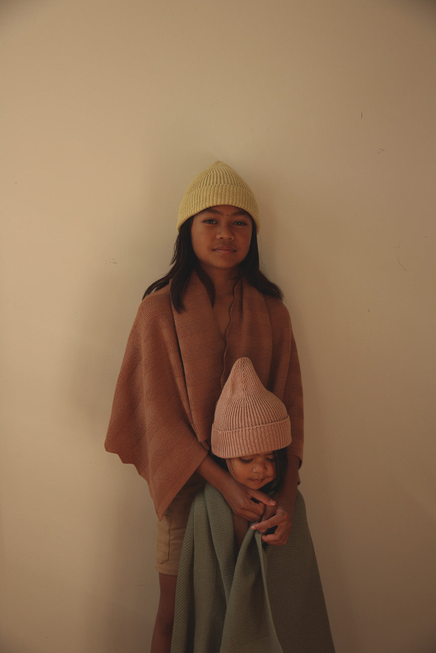 blanket Freddie terracotta